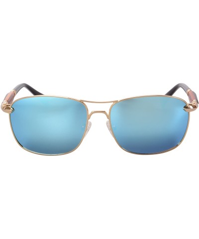 Rectangular Anti Glare Metal Frame Sunglases Classic Polarized Driving Sunglasses-1578 - C1 - CP12DOMALUZ $25.46