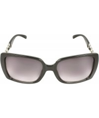 Square SWG2008 Square Fashion Sunglasses - Black - CK11CQBAY3Z $10.78