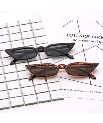 Aviator New Cat Eye Sunglasses Boutique Fashion Small Box Glasses Popular C1 - C6 - CS18YZTO38X $9.60