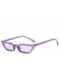 Aviator New Cat Eye Sunglasses Boutique Fashion Small Box Glasses Popular C1 - C6 - CS18YZTO38X $9.60