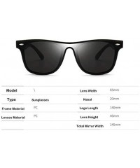 Rimless Classic Rivet Sunglasses Women Men Square Driving Rimless Sun glasses - Black/Blue - C819842H7SR $8.78