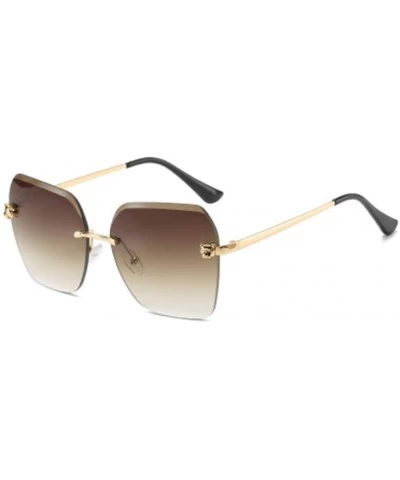 Sport Sunglasses Fashion Colorful Glasses Frameless Trimmed Ocean Lens Sunglasses - 1 - CU1900SRLSN $61.83