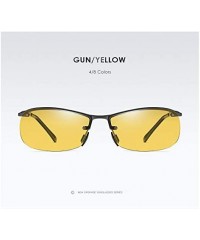 Goggle HD Polarized Night Vision Sunglasses For Men - Gray - C518OLOXKQ9 $30.02