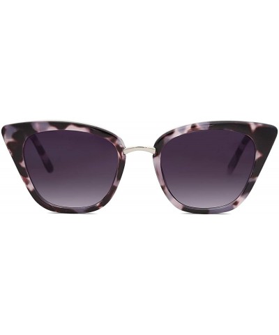 Oval Cat Eye Brand Designer Sunglasses Fashion UV400 Protection Glasses SJ2052 - CX18W4QX8HG $23.94