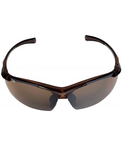 Round The Air-top - Lightweight Anti-Fog Sunglasses - optimal for athletics or outdoor hobbies. - Brown - C411OJ7H749 $33.72