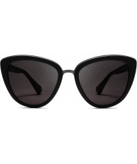 Cat Eye Marquee - Non-Polarized Cat Eye Women's Sunglasses - Black - C418QAG8C92 $39.19