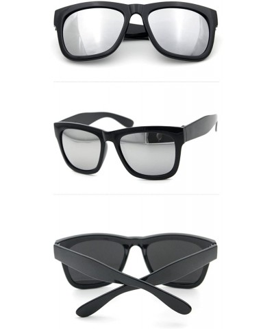 Oversized Womens Designer Inspired Summer Fashion Sunglasses - Black - CS12EK42VHN $11.03