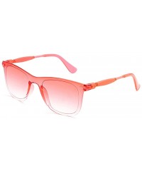 Square Sunglasses for Women and Men - Retro Plastic Frame Shades Eyewear UV Protection Sun Glasses - E - CY190DY2X8Q $9.38