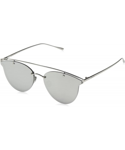 Rimless Womens Mae Sunglasses - Silver - CF182E9I2TK $23.05