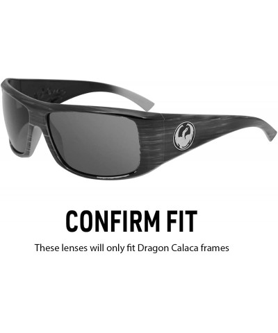 Sport Polarized Replacement Lenses for Dragon Calaca Sunglasses - Multiple Options - Deep Blue Mirror - CT12CCLYACT $34.92