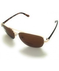 Aviator Aviator Bifocal Sunglasses Sun Reader for Men and Women-UV Production - Gold - C718I8Y8GNS $11.92