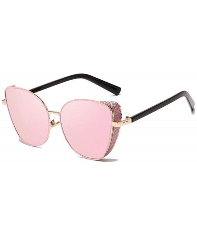 Cat Eye Sunglasses Windproof Polarizer Personality Protection - 4 - CY18SXKZT2M $47.76