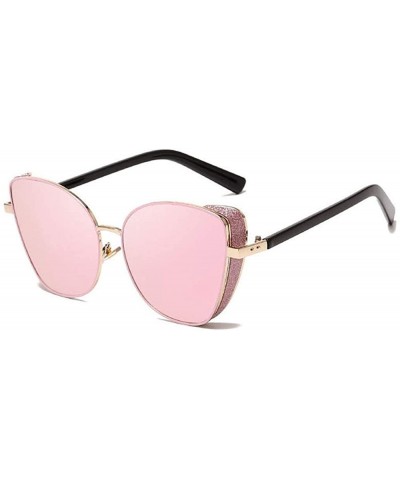 Cat Eye Sunglasses Windproof Polarizer Personality Protection - 4 - CY18SXKZT2M $20.01