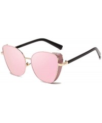Cat Eye Sunglasses Windproof Polarizer Personality Protection - 4 - CY18SXKZT2M $20.01