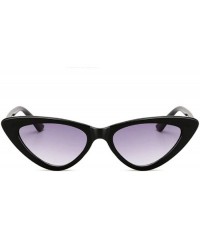 Cat Eye Unisex Vintage style Sunglasses Super Cat Eye Triangle Retro Womens Mens Cobain Jackie O Clout Mod Trendy - CI18HWHS8...