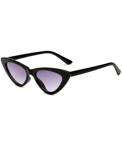 Cat Eye Unisex Vintage style Sunglasses Super Cat Eye Triangle Retro Womens Mens Cobain Jackie O Clout Mod Trendy - CI18HWHS8...