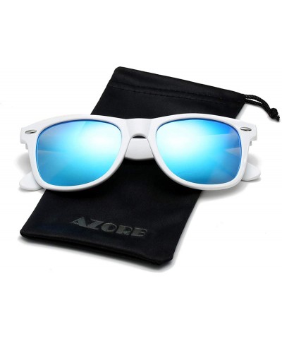 Wayfarer Classic Polarized Sunglasses Unisex Square Horn Rimmed Design - CE18TURT0ZD $19.50