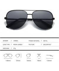 Oversized QUAY Australia X Desi Perkins Key Sahara Fade Sunglasses Mini Aviator - Black Silver - CA18ZI9XK8A $11.07