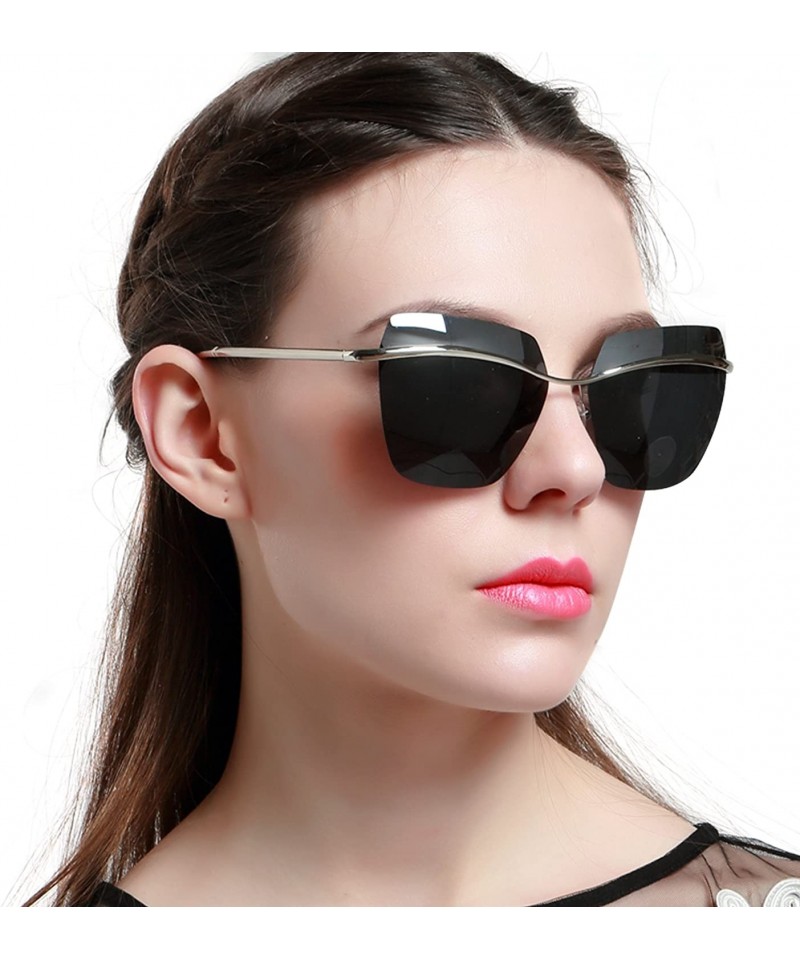 Oversized Designer Oversized Double Bridge Unisex Men Women Large Metal Driver Polarized Sunglasses 808 - CJ11XH4PKKD $13.99