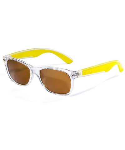 Aviator MSTAR Sunglasses For Women Polarized Fashion Sun Glasses Men Square Brown White - Yellow - C218YR6G5T4 $45.89