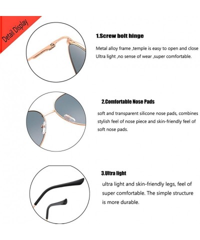 Goggle Heart Sunglasses Thin Metal Frame Hippie Lovely Aviator Style Eyewear - Gold Frame/Grey - CJ18DYU927R $11.36