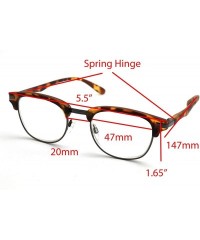 Rectangular Full-Rimless Flexie Reading double injection color Glasses NEW FULL-RIM - CP18RQX7R3G $20.82