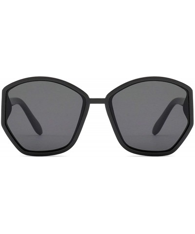 Sport Retro Classic Irregular Sunglasses for Women PC AC UV 400 Protection Sunglasses - Grey - CD18SAT8RU3 $13.36