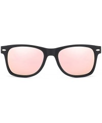 Goggle Women Fashion Square Polarized Sunglasses Classic Vintage Shades Rivet Sun Glasses Goggles UV400 - CI199QD5R07 $6.85