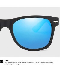 Goggle Women Fashion Square Polarized Sunglasses Classic Vintage Shades Rivet Sun Glasses Goggles UV400 - CI199QD5R07 $6.85