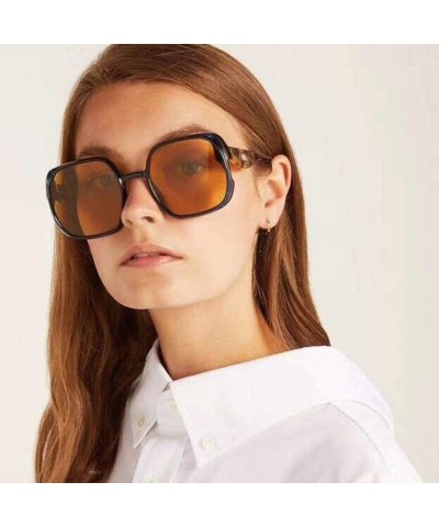 Oversized Fashion Man Women Irregular Shape Sunglasses Glasses Vintage Retro Style 2019 Fashion - B - CM18TK97MYW $7.13