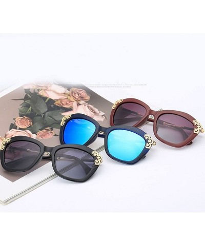 Butterfly Women's Sunglasses Driving Glasses Polarized Sunglasses - Blue Color - C318G74K3OC $42.75