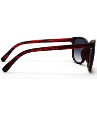 Square Bifocal Reading Sunglasses Fashion Readers Sun Glasses for Men and Women - Burgundy - C512EDR9WKL $26.94