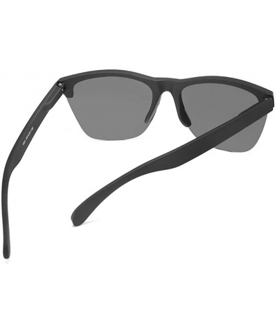Sport Men New Polarized Sunglasses Classic Semi Rimless Sun Glasses Women Mirror Lens Driving Sport Goggle UV400 - CL199QCDD3...