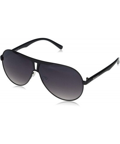 Shield Men's 5036SP Vented Aviator-Style Sunglasses with 100% UV Protection- 65 mm - Matte Black - CL196IN86MZ $30.86
