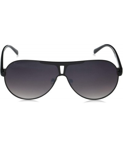 Shield Men's 5036SP Vented Aviator-Style Sunglasses with 100% UV Protection- 65 mm - Matte Black - CL196IN86MZ $30.86