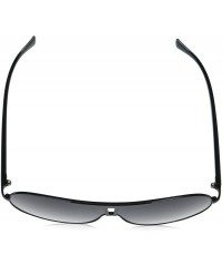 Shield Men's 5036SP Vented Aviator-Style Sunglasses with 100% UV Protection- 65 mm - Matte Black - CL196IN86MZ $30.86