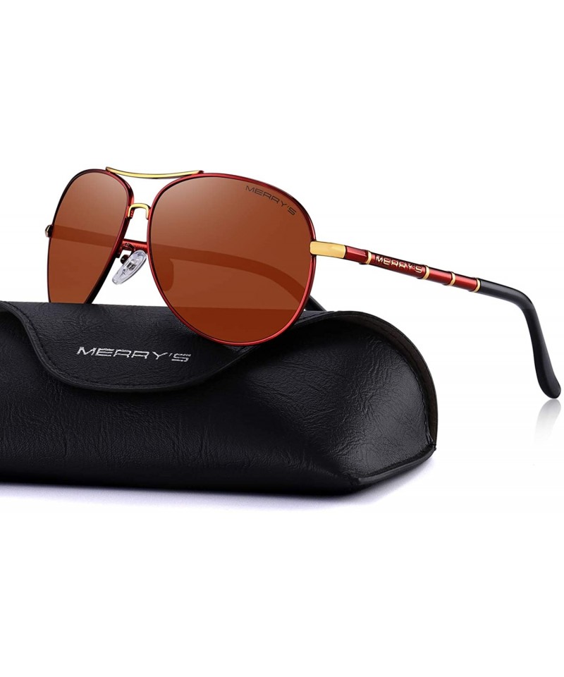Oval Premium Fashion Style Mens Classic pilot Sunglasses Polarized 100% UV protection sun glasses for men S8766 - C418NCT0E9A...