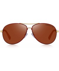 Oval Premium Fashion Style Mens Classic pilot Sunglasses Polarized 100% UV protection sun glasses for men S8766 - C418NCT0E9A...