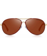 Oval Premium Fashion Style Mens Classic pilot Sunglasses Polarized 100% UV protection sun glasses for men S8766 - C418NCT0E9A...