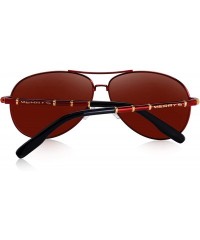 Oval Premium Fashion Style Mens Classic pilot Sunglasses Polarized 100% UV protection sun glasses for men S8766 - C418NCT0E9A...