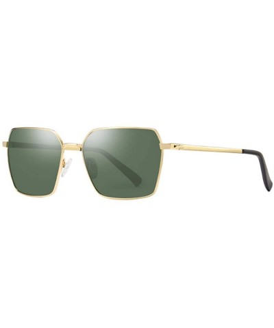 Aviator Men's Polarized Sunglasses Box Riding Glasses European and American Classic Sunglasses - E - C118QCYY05O $66.90