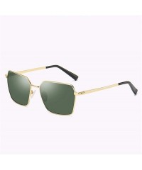 Aviator Men's Polarized Sunglasses Box Riding Glasses European and American Classic Sunglasses - E - C118QCYY05O $55.63
