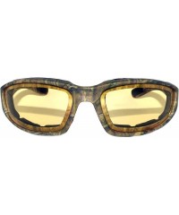 Sport 12 Pieces Per Case Wholesale Lot Motorcycle CAMO Padded Foam Sport Glasses - 12-moto-camo1-hd - C518CWT2SR4 $45.03