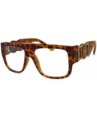 Oversized RETRO Millionaire Hip Hop Rapper DJ Night Club Clear Lens Eye Glasses TORTOISE - C011P4Y5OB9 $9.85