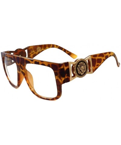 Oversized RETRO Millionaire Hip Hop Rapper DJ Night Club Clear Lens Eye Glasses TORTOISE - C011P4Y5OB9 $9.85