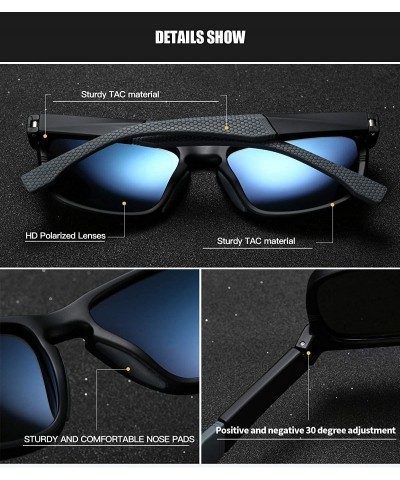Oval Men Women Polarized Sunglasses Elastic Cosy TR90 Frame Driving Sun Glasses Shades Male 90080 - Black - C318X2H8QAZ $12.49