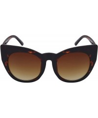 Cat Eye Retro Inspired Bold Cat Eye Sunglasses with Gradient Lens 32039P-AP - Demi - C812F0GT0KV $9.85